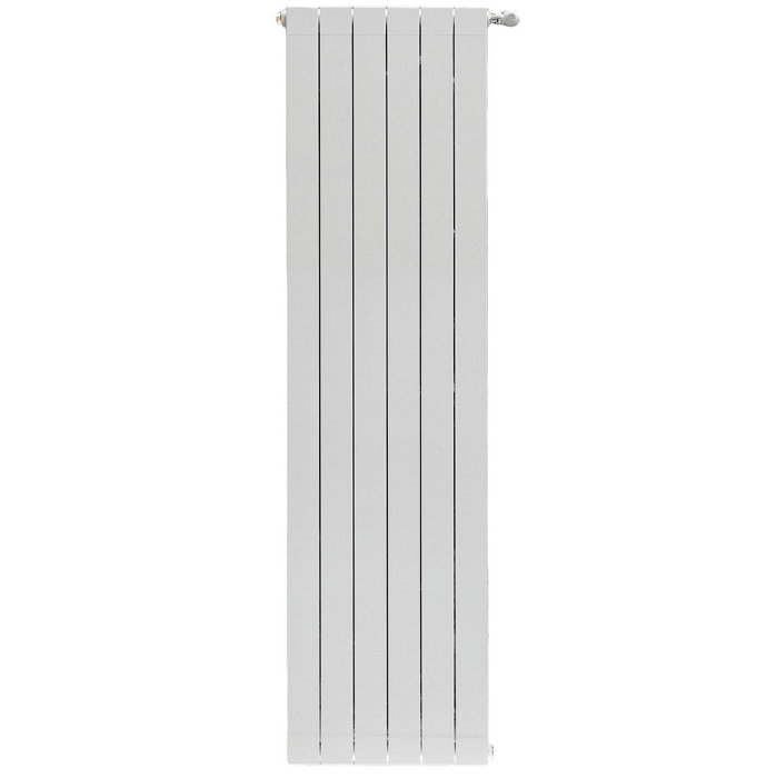 Алюминиевый радиатор Stout Oscar 1800 3 секции боковое подключение (серый)