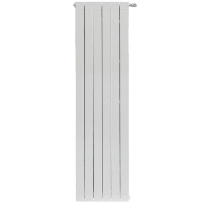 Алюминиевый радиатор Stout Oscar 1800 6 секции боковое подключение (серый)