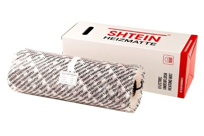 Теплый пол Shtein SHT-150 Вт (нагревательные двухжильные маты), комплект с терморегулятором