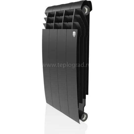 Биметаллический радиатор Royal Thermo BiLiner 500 Noir Sable 4 секции