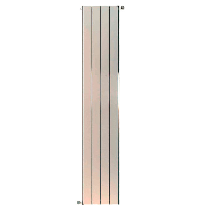 Алюминиевый радиатор Stout Sebino 1800 6 секции универсальное подключение (белый)