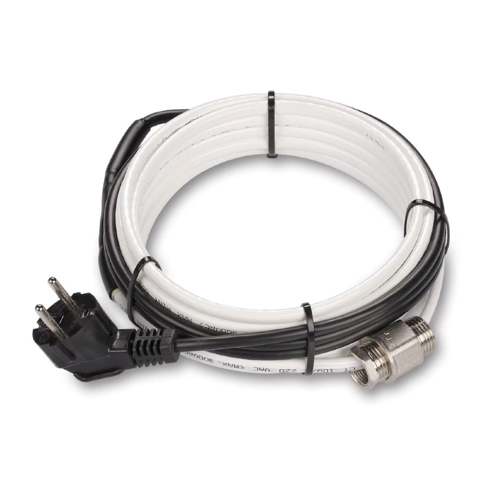 Комплект TMpro STICH 10w, греющий кабель (10 Вт) для установки внутри водопровода (трубогрей)