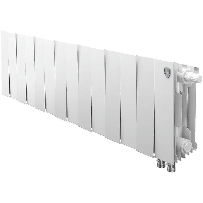 Биметаллический радиатор Royal Thermo PianoForte 200 Bianco Traffico 14 секций с нижним подключением