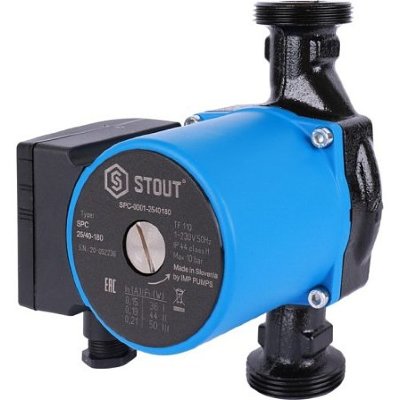 Насосы для системы отопления Stout SPC-0010 25/60-130