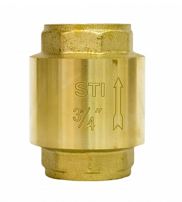 Клапан обратный пружинный STI 50 (латунное уплотнение)