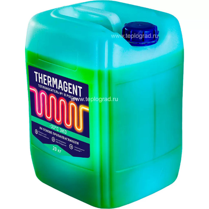 Теплоноситель Thermagent ЭКО -30 20 кг на основе пропиленгликоля