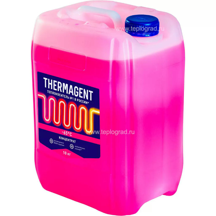 Теплоноситель Thermagent -65 10 кг на основе этиленгликоля